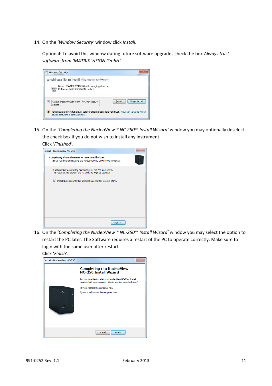 ChemoMetec NC-250 User Manual | Page 11 / 48