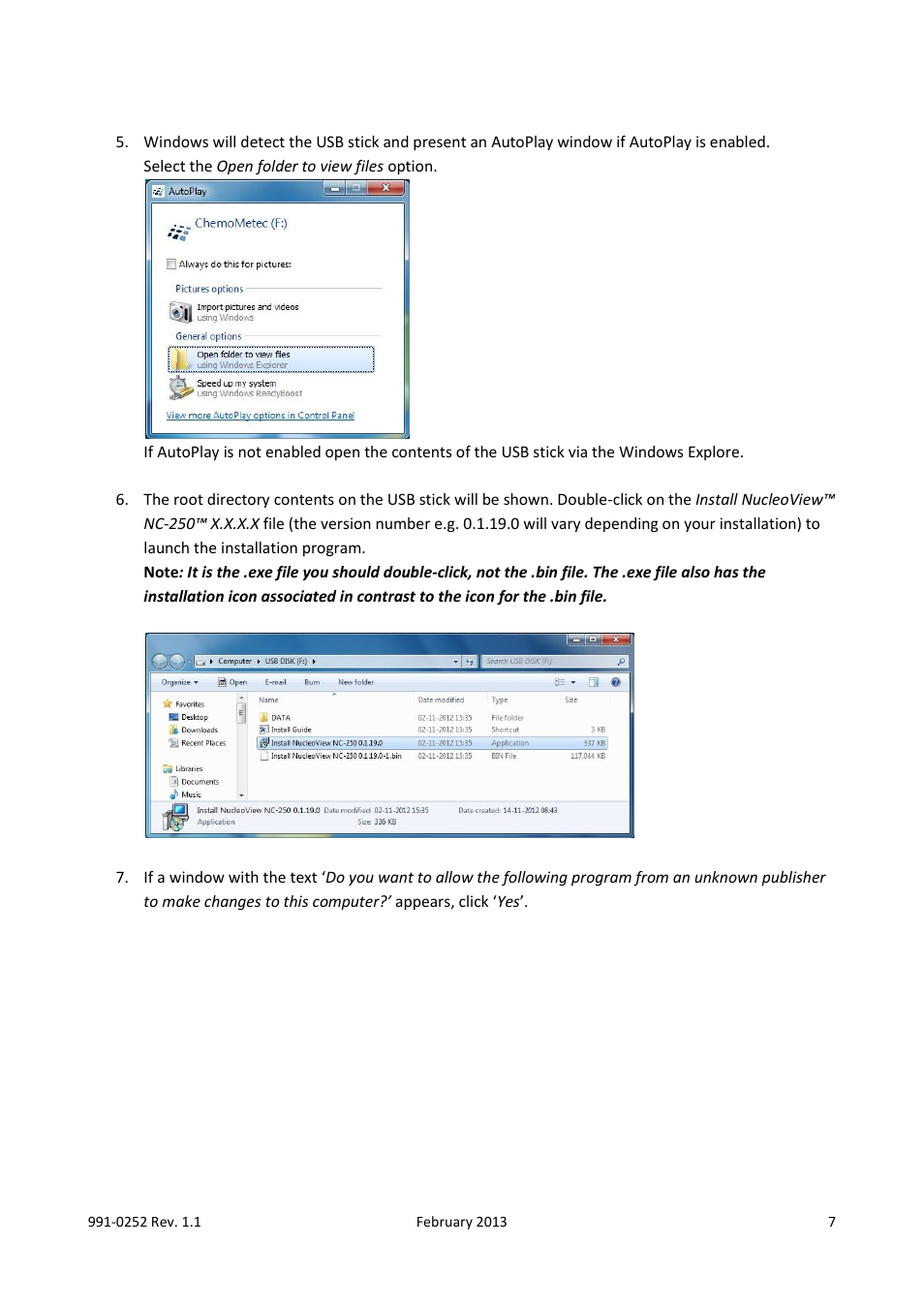 ChemoMetec NC-250 User Manual | Page 7 / 48