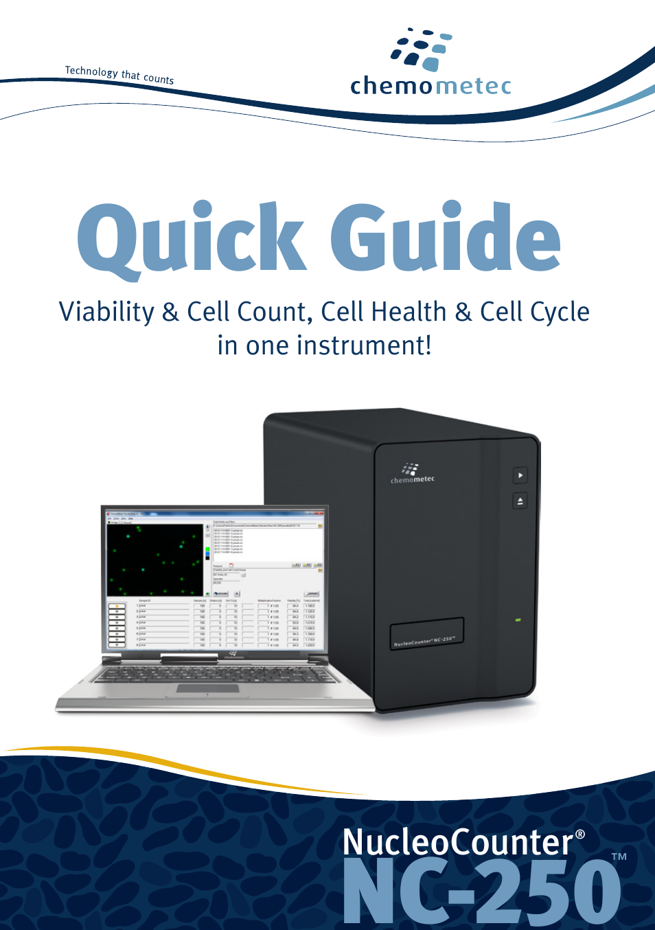 ChemoMetec NC-250 User Manual | 8 pages