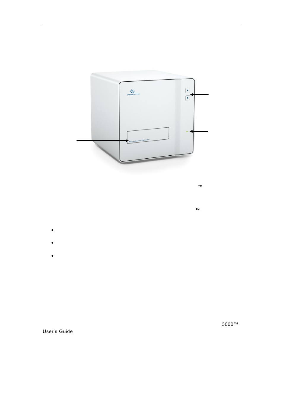 Keys and pc control, Nteractive, Ontrols | 3 keys and pc control | ChemoMetec NC-3000 User Manual | Page 27 / 53