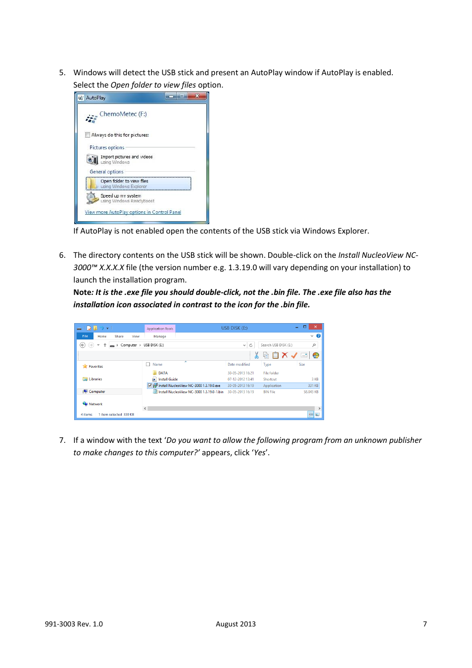 ChemoMetec NC-3000 User Manual | Page 7 / 57