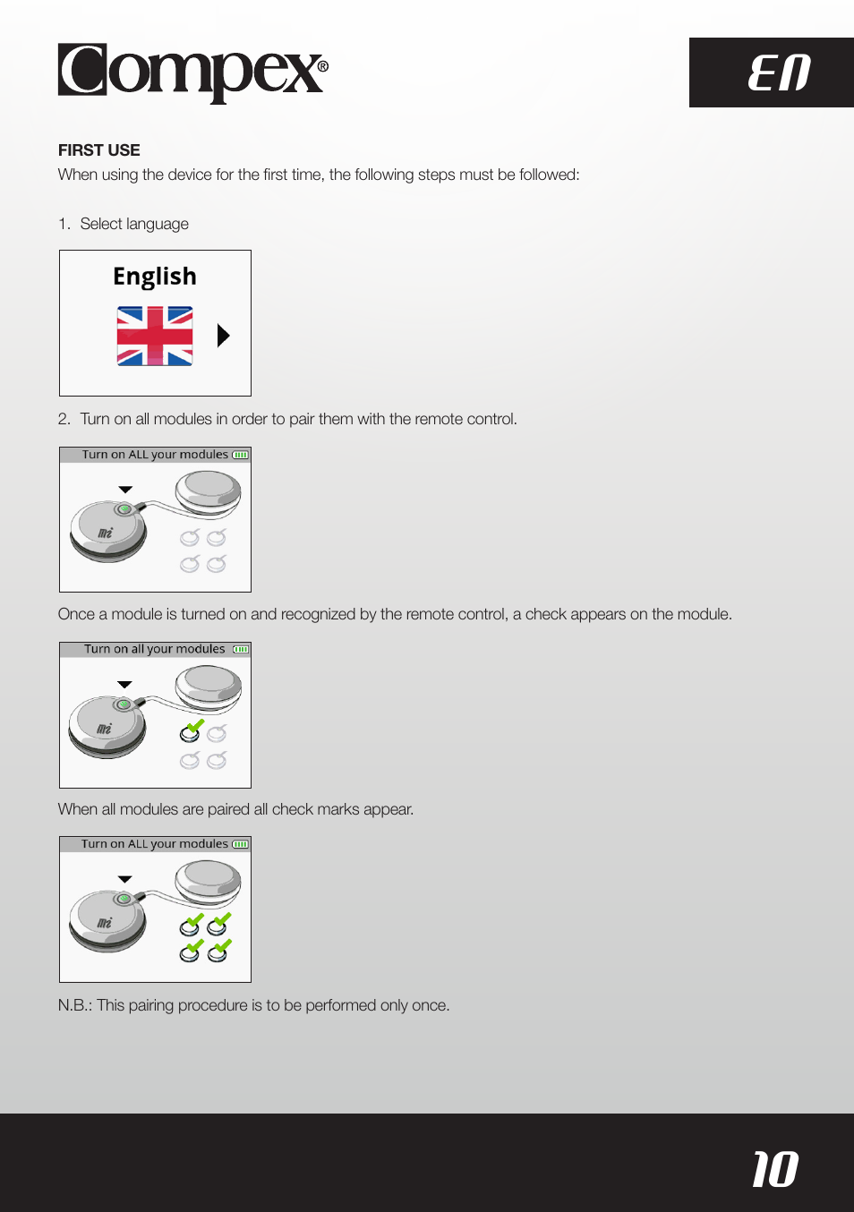 10 en | Compex SP8.0 User Manual | Page 12 / 362