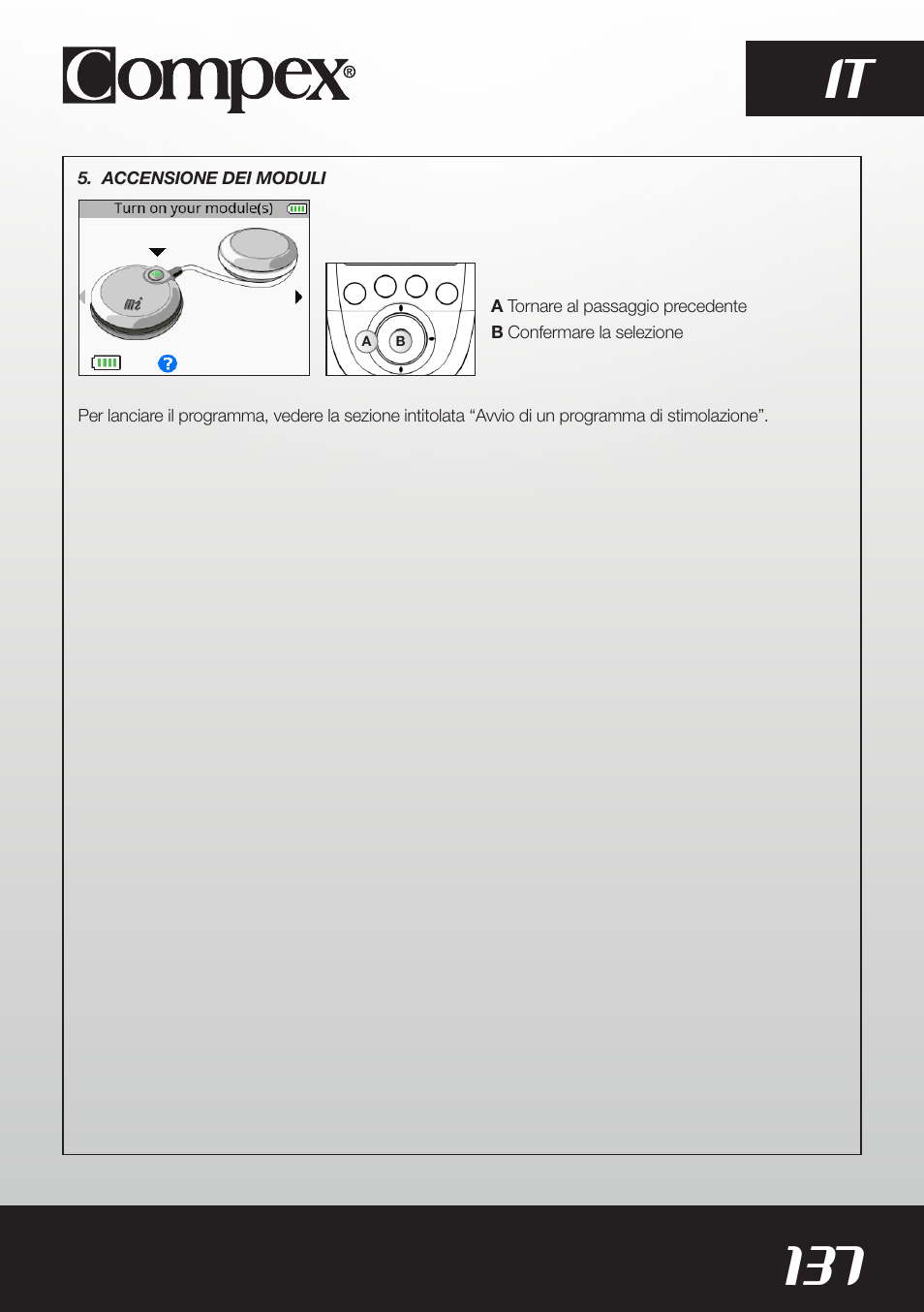 137 it | Compex SP8.0 User Manual | Page 139 / 362