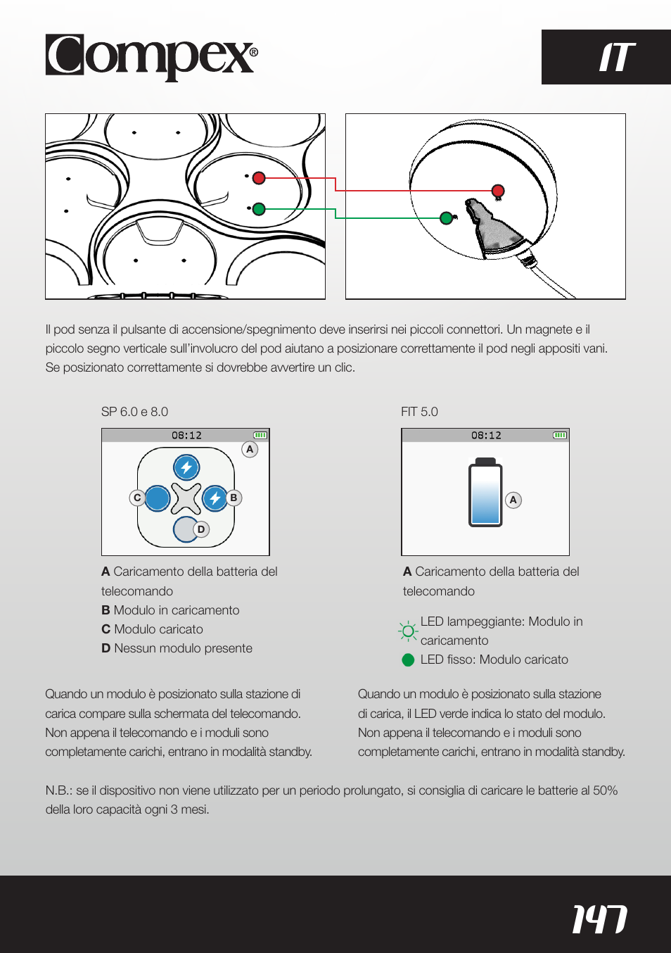147 it | Compex SP8.0 User Manual | Page 149 / 362