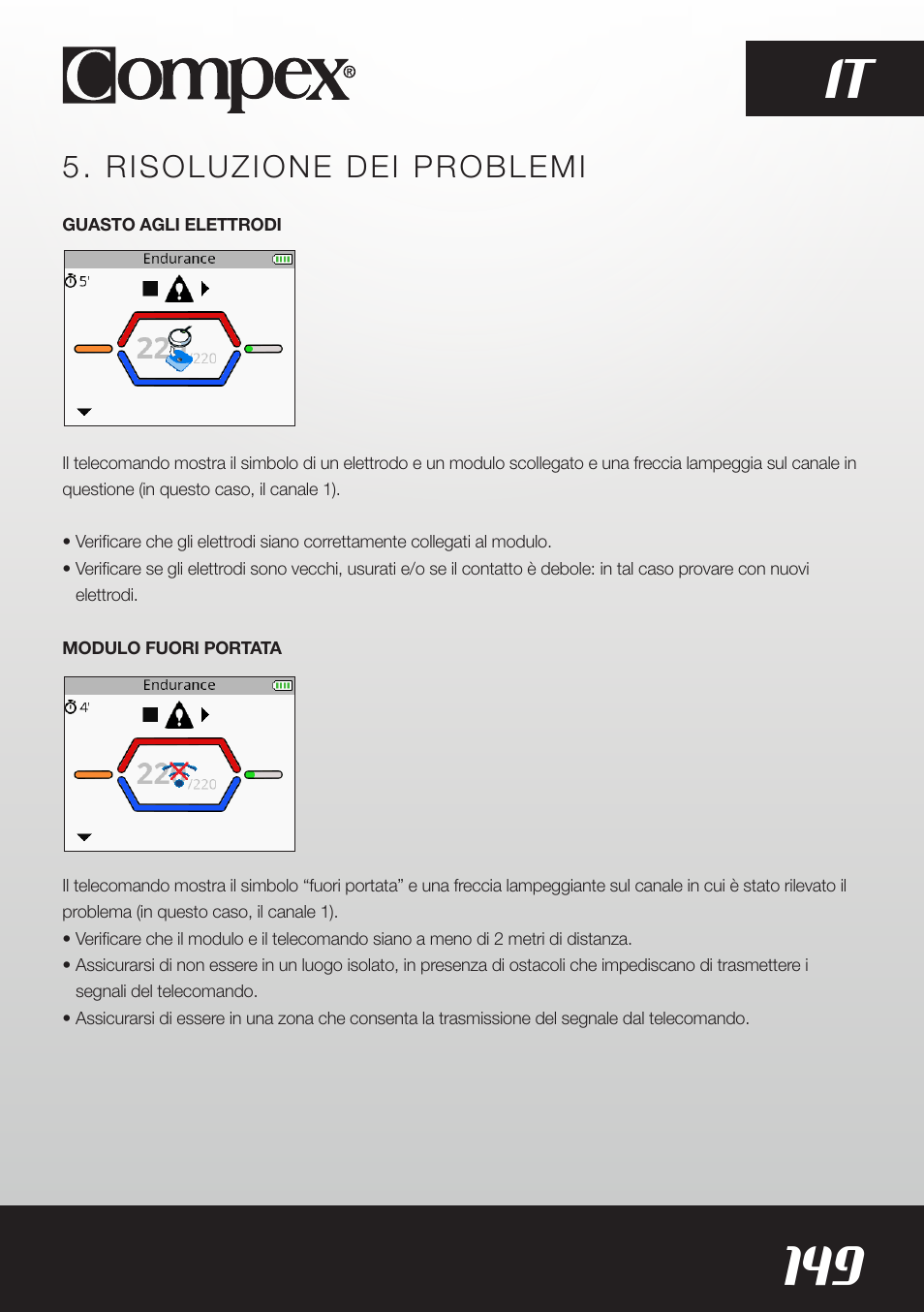 149 it | Compex SP8.0 User Manual | Page 151 / 362