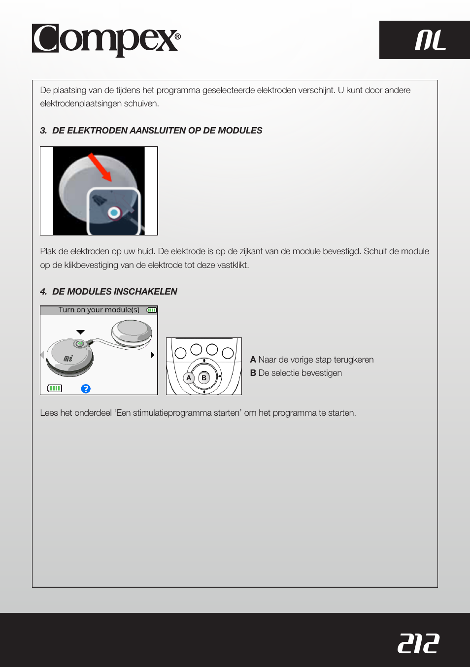 212 nl | Compex SP8.0 User Manual | Page 214 / 362