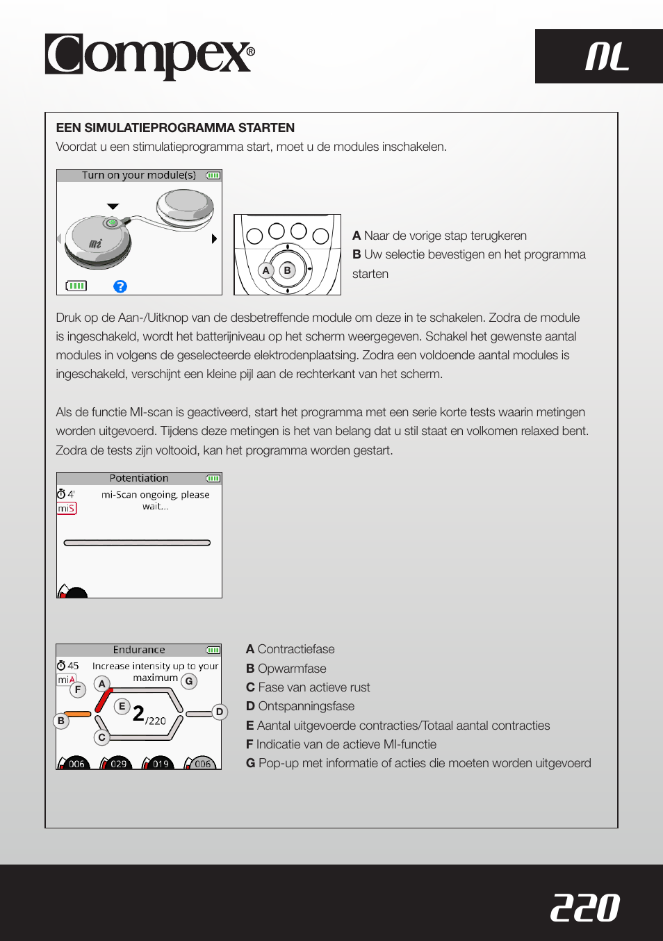 220 nl | Compex SP8.0 User Manual | Page 222 / 362