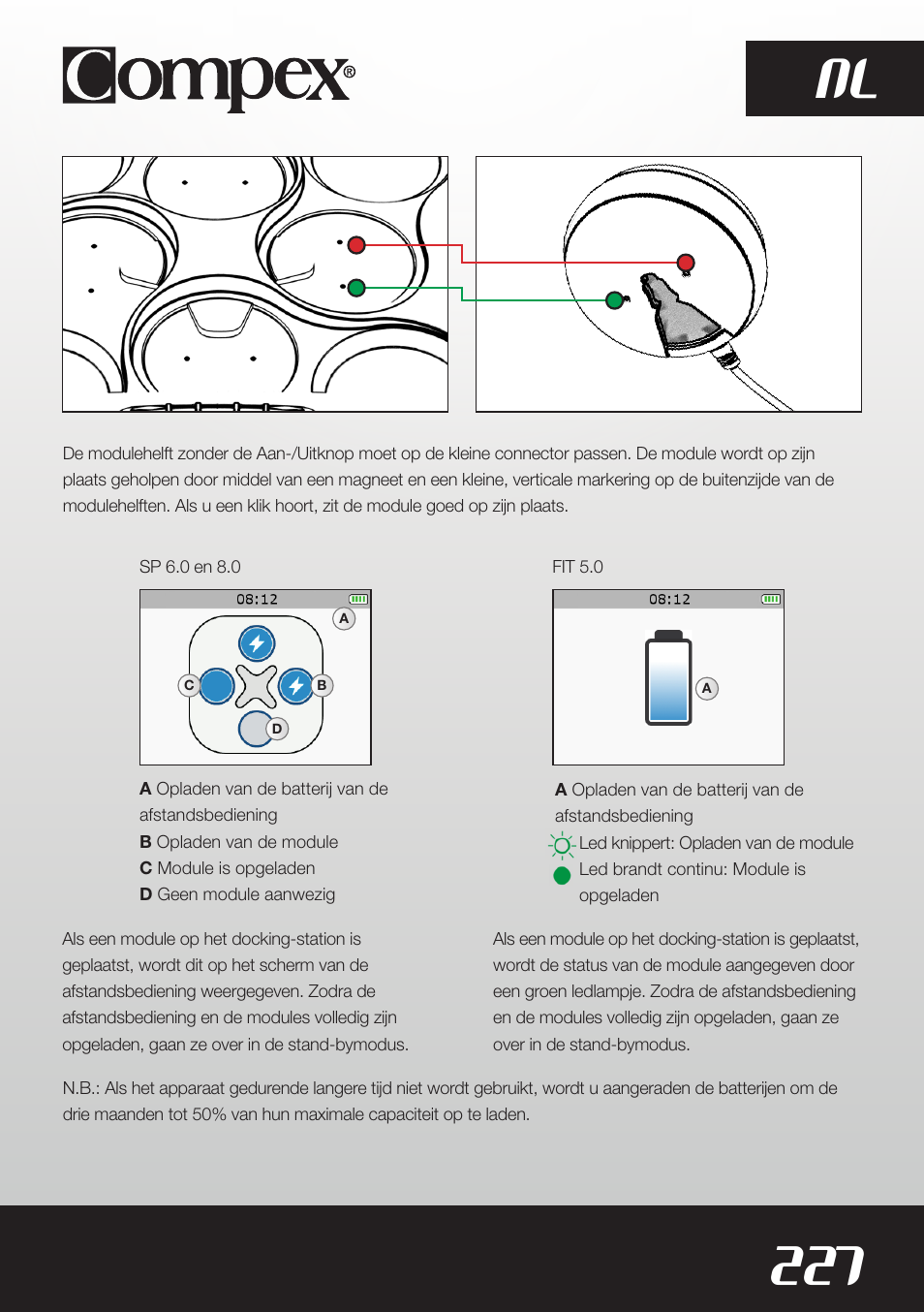 227 nl | Compex SP8.0 User Manual | Page 229 / 362