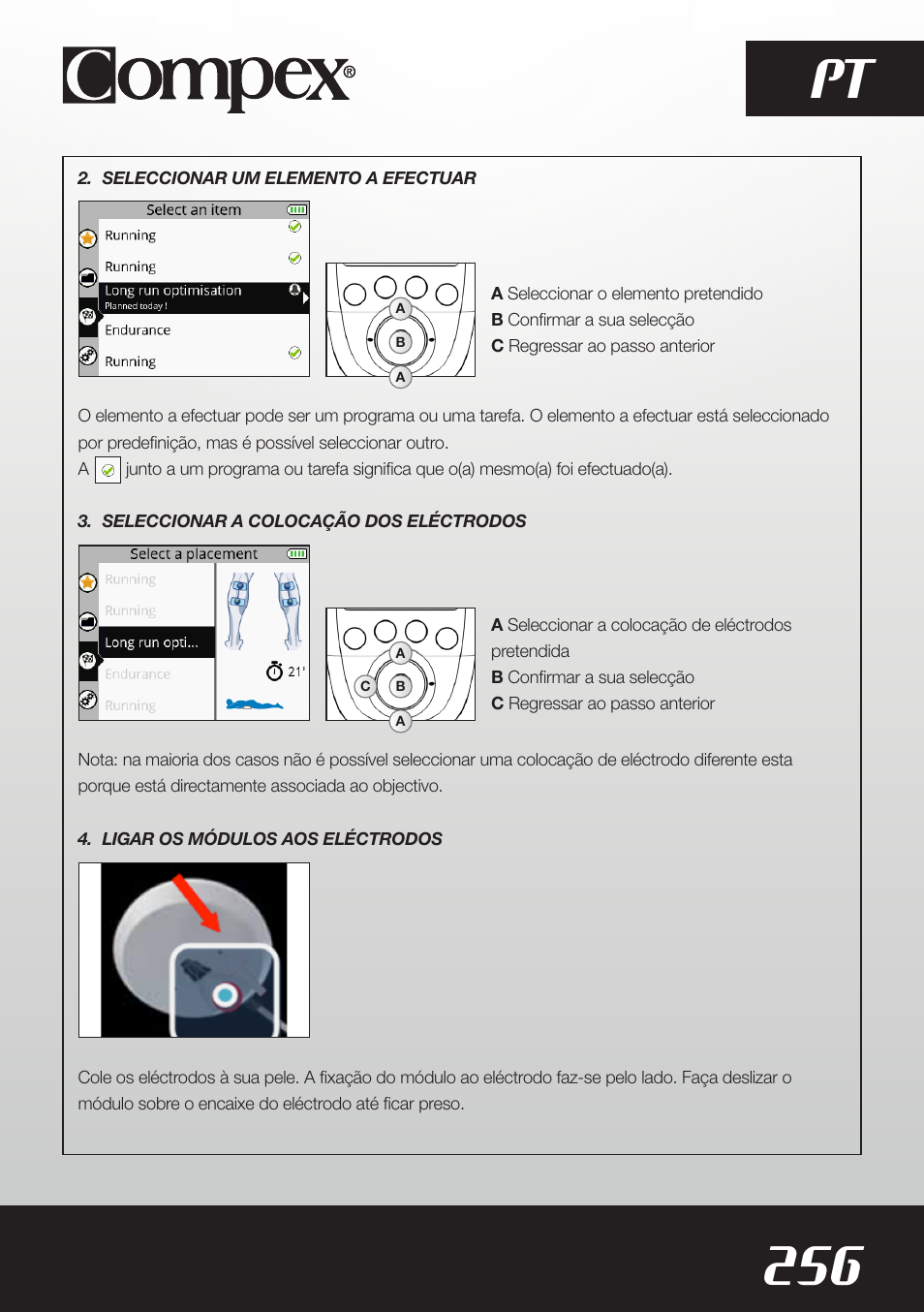 256 pt | Compex SP8.0 User Manual | Page 258 / 362