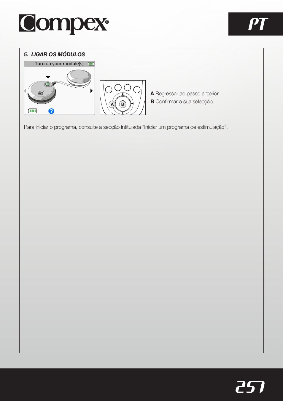 257 pt | Compex SP8.0 User Manual | Page 259 / 362