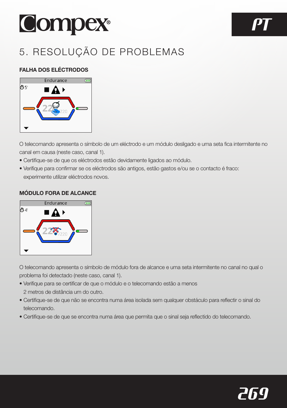 269 pt | Compex SP8.0 User Manual | Page 271 / 362