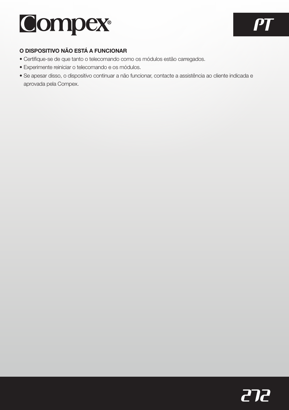 272 pt | Compex SP8.0 User Manual | Page 274 / 362