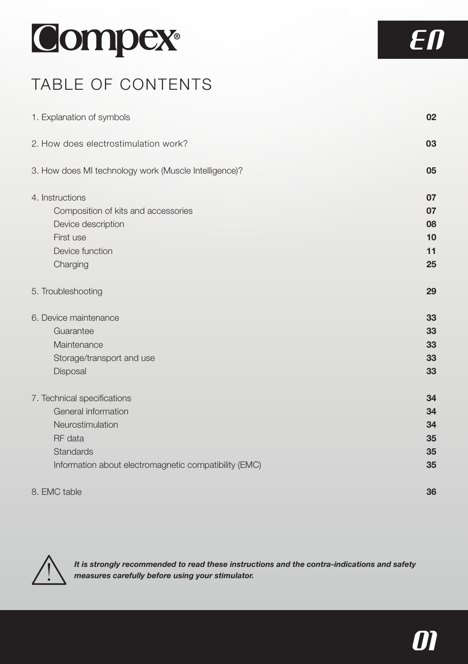 Compex SP8.0 User Manual | Page 3 / 362