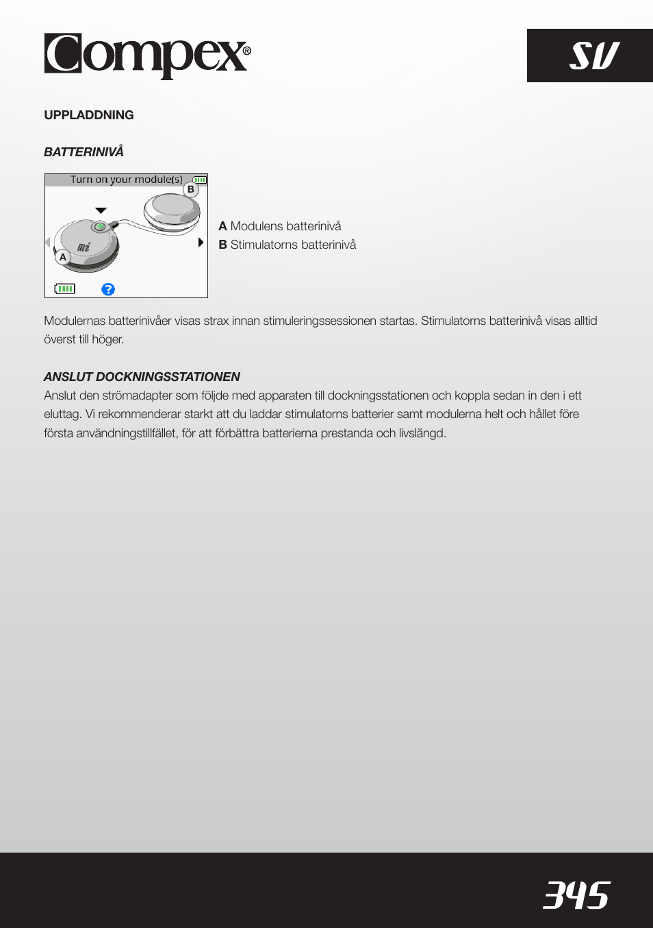 345 sv | Compex SP8.0 User Manual | Page 347 / 362