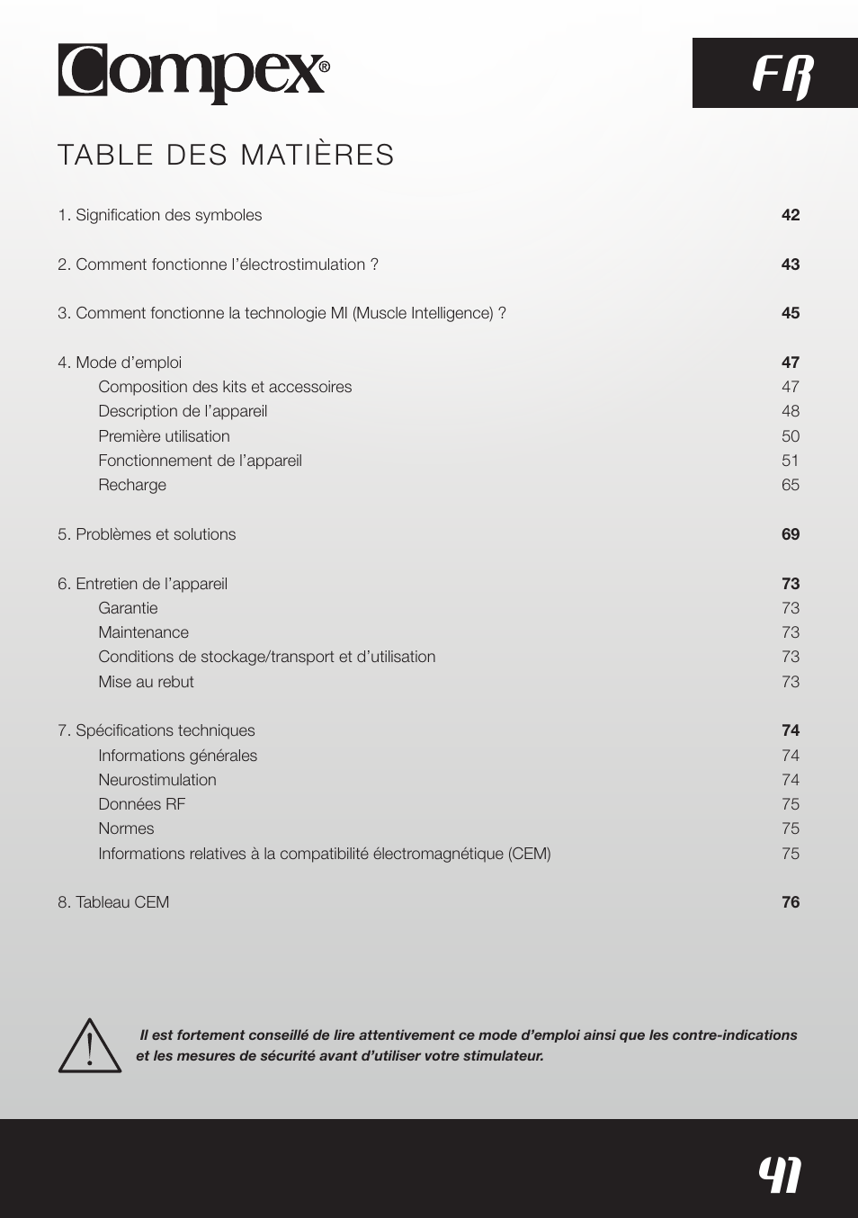 Compex SP8.0 User Manual | Page 43 / 362
