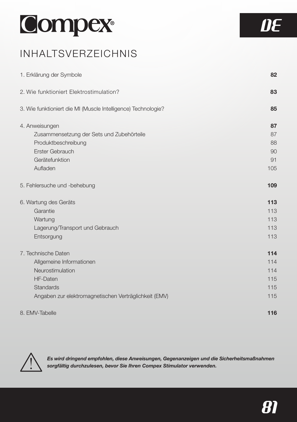 Compex SP8.0 User Manual | Page 83 / 362