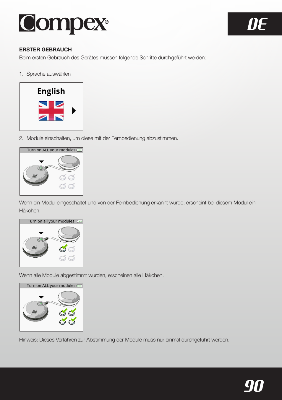 90 de | Compex SP8.0 User Manual | Page 92 / 362