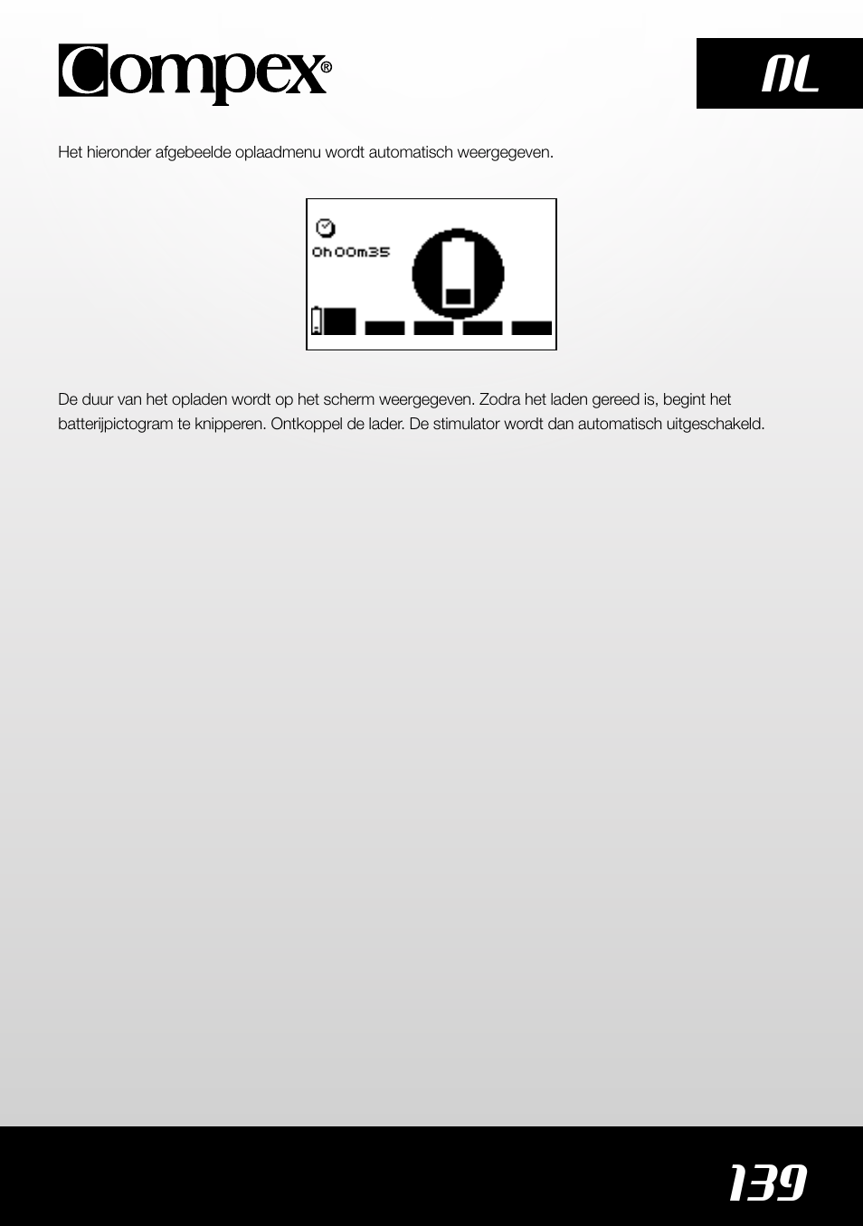139 nl | Compex SP4.0 User Manual | Page 141 / 226