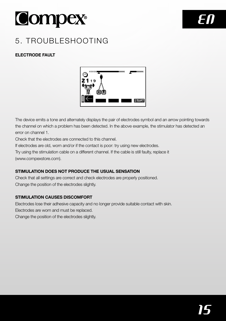 15 en | Compex SP4.0 User Manual | Page 17 / 226