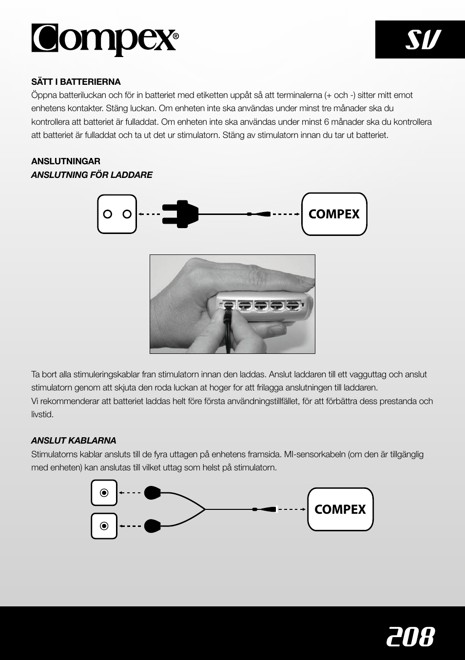208 sv | Compex SP4.0 User Manual | Page 210 / 226