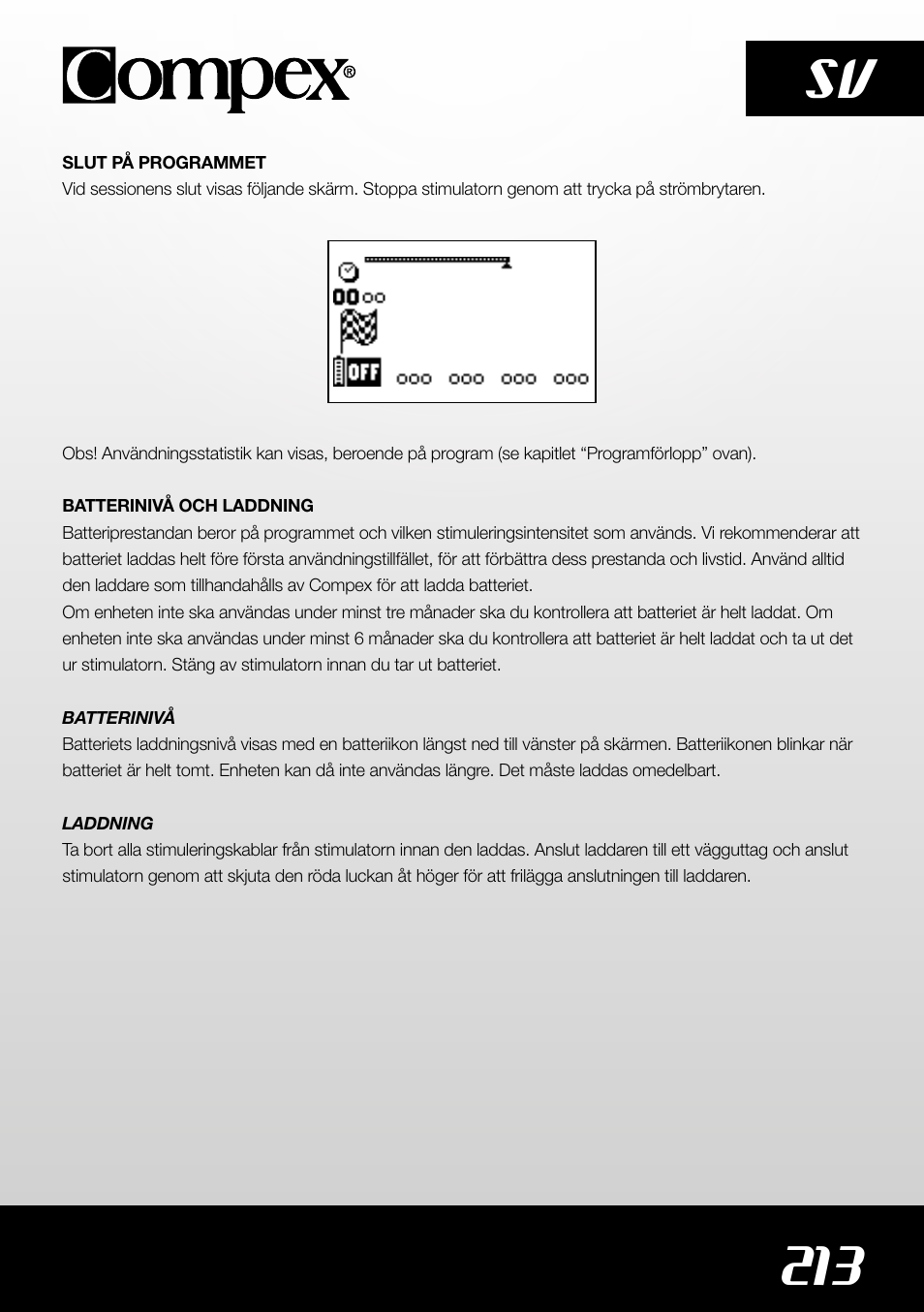213 sv | Compex SP4.0 User Manual | Page 215 / 226