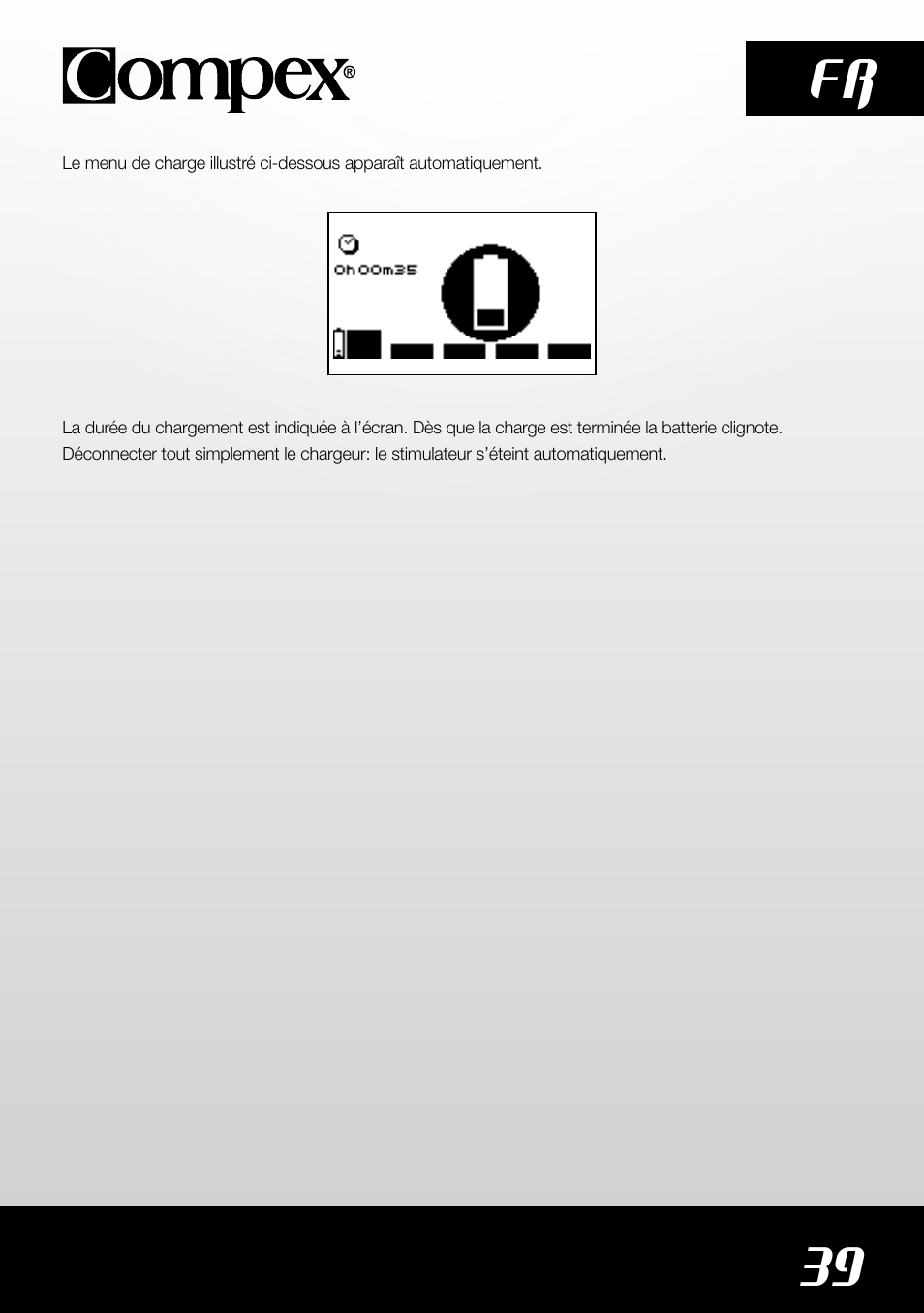 39 fr | Compex SP4.0 User Manual | Page 41 / 226