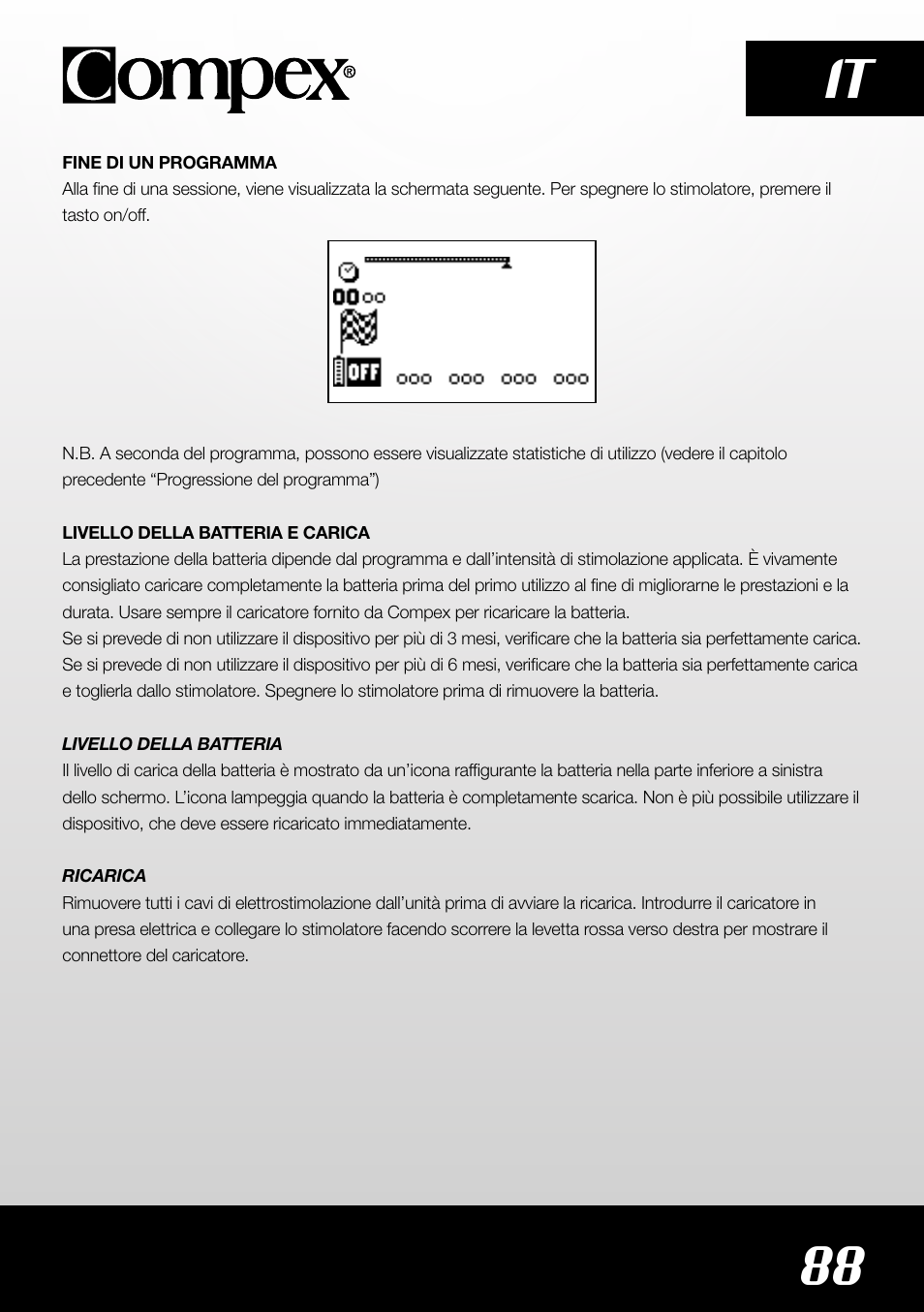 88 it | Compex SP4.0 User Manual | Page 90 / 226