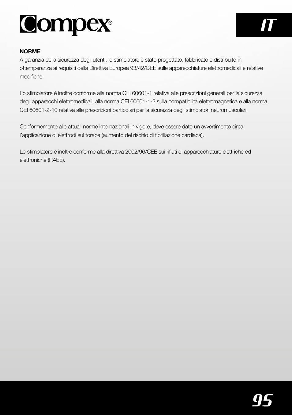 95 it | Compex SP4.0 User Manual | Page 97 / 226
