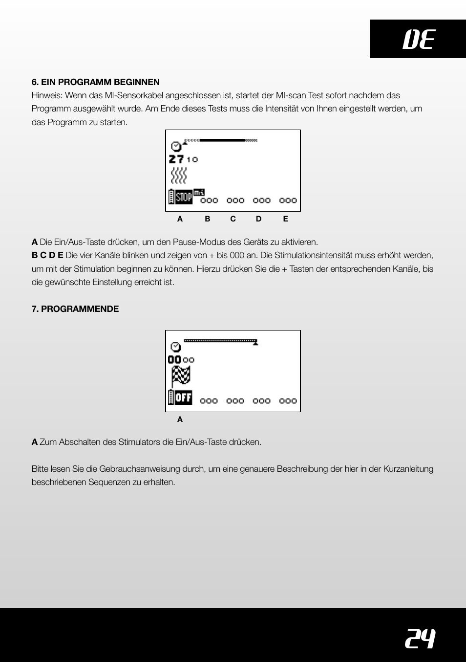 24 de | Compex SP4.0 User Manual | Page 25 / 76