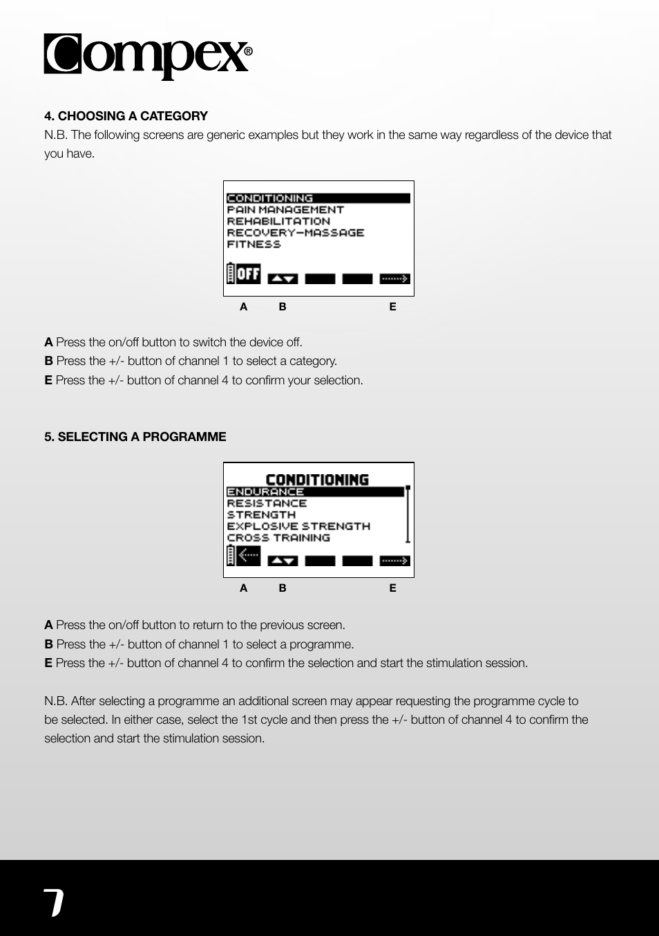 Compex SP4.0 User Manual | Page 8 / 76
