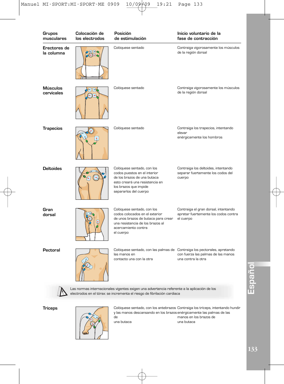 Compex mi-Sport User Manual | Page 133 / 176