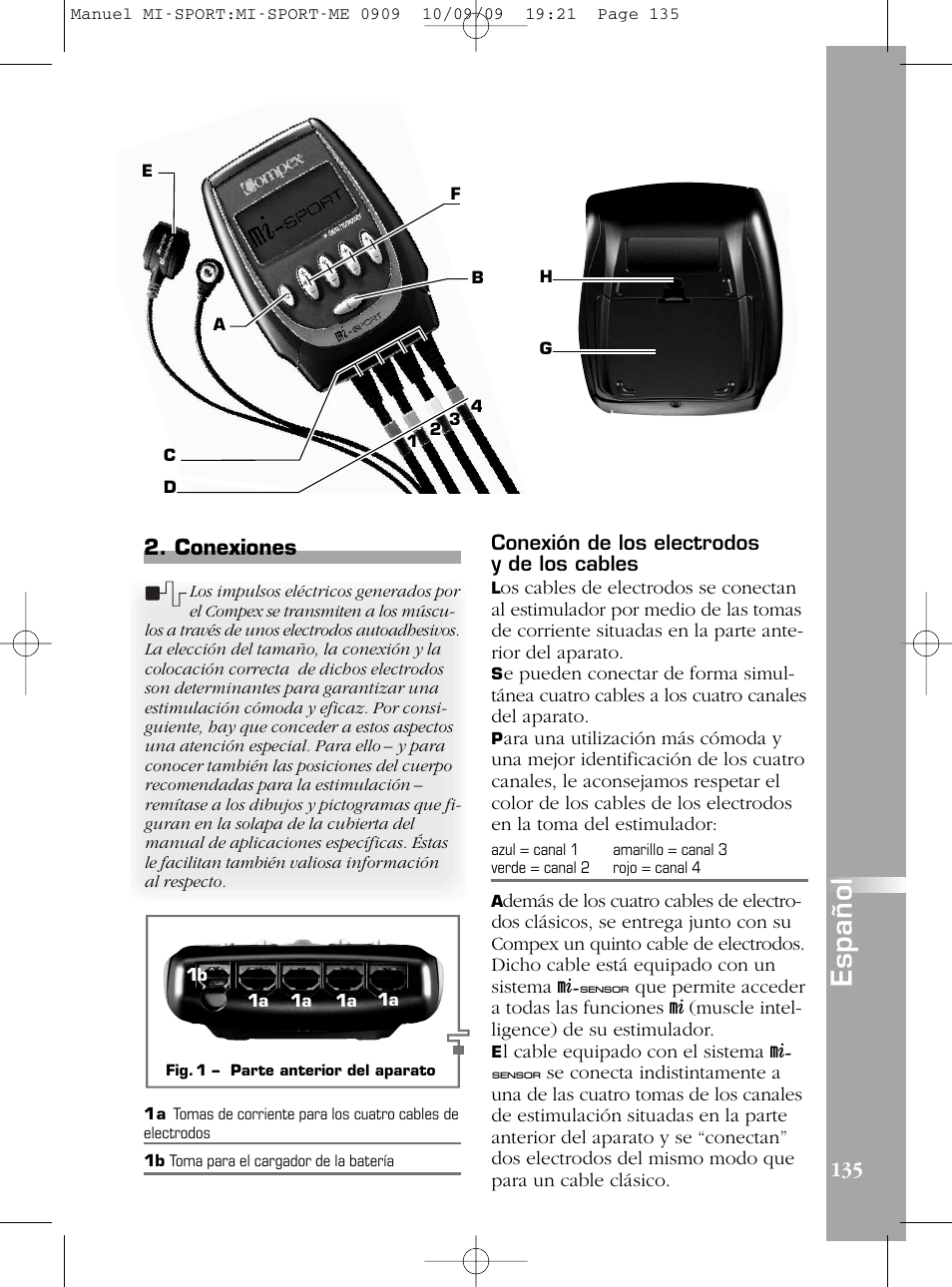 Compex mi-Sport User Manual | Page 135 / 176