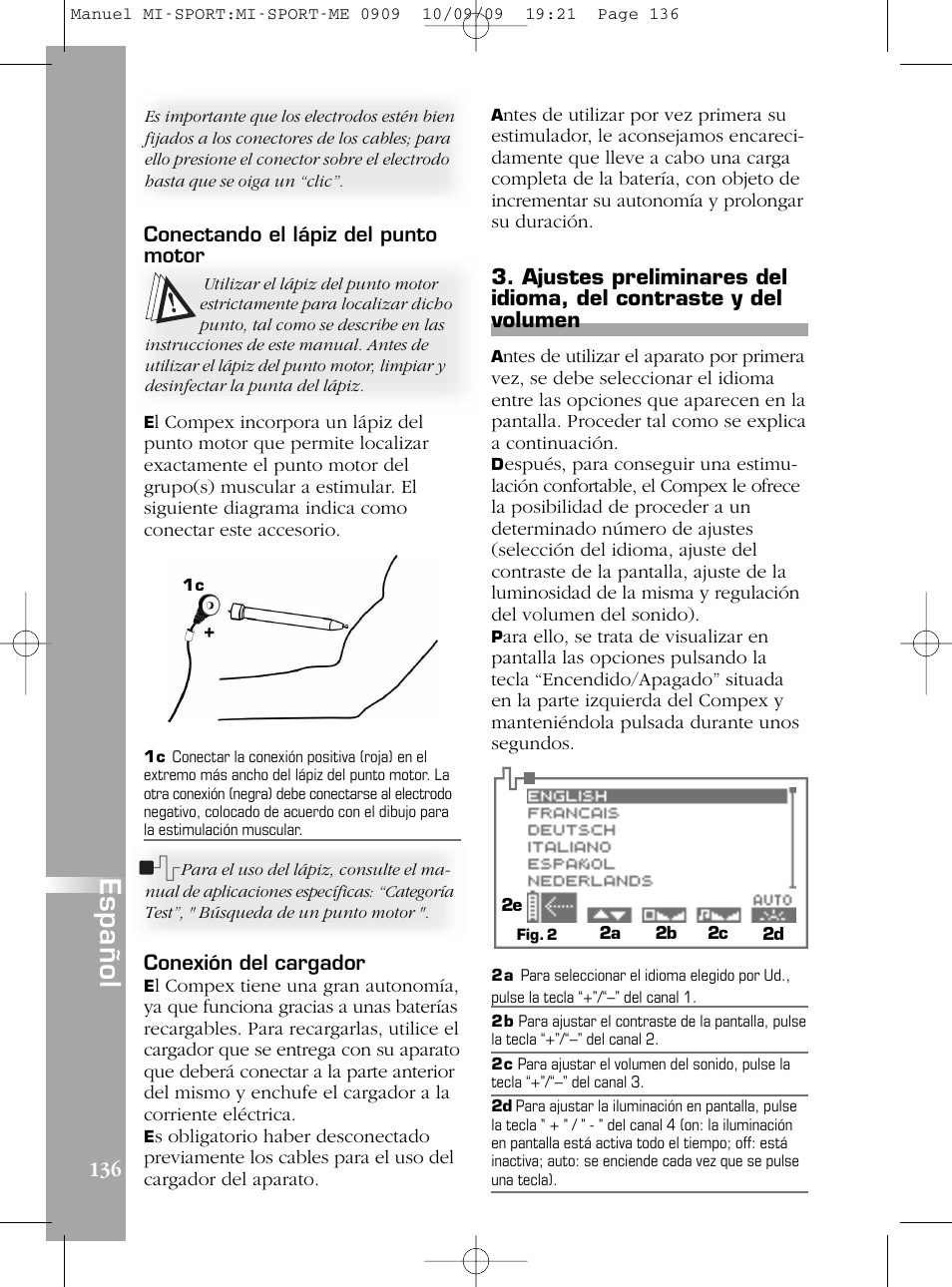 Compex mi-Sport User Manual | Page 136 / 176