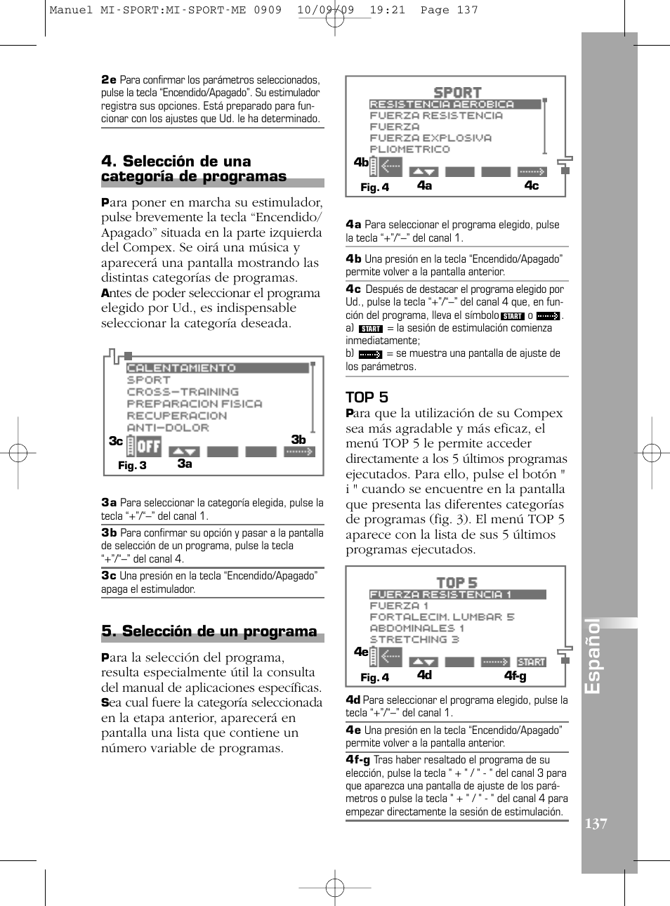 Compex mi-Sport User Manual | Page 137 / 176