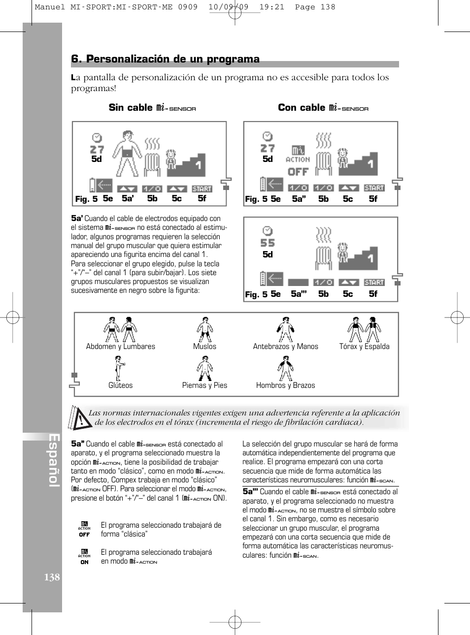 Compex mi-Sport User Manual | Page 138 / 176