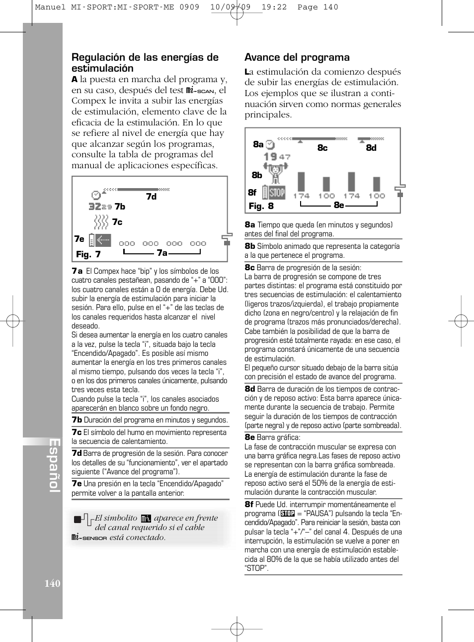 Compex mi-Sport User Manual | Page 140 / 176