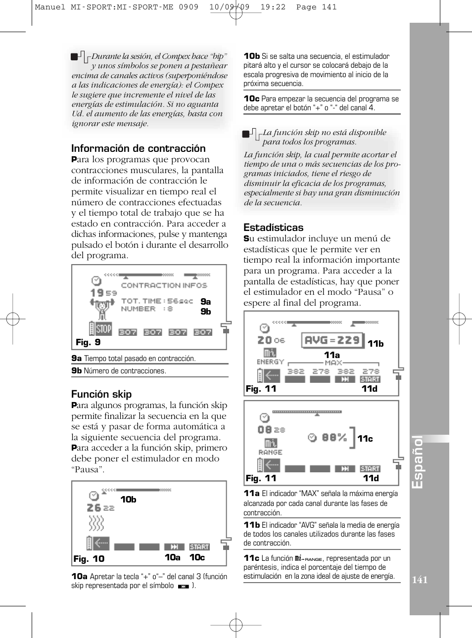 Compex mi-Sport User Manual | Page 141 / 176