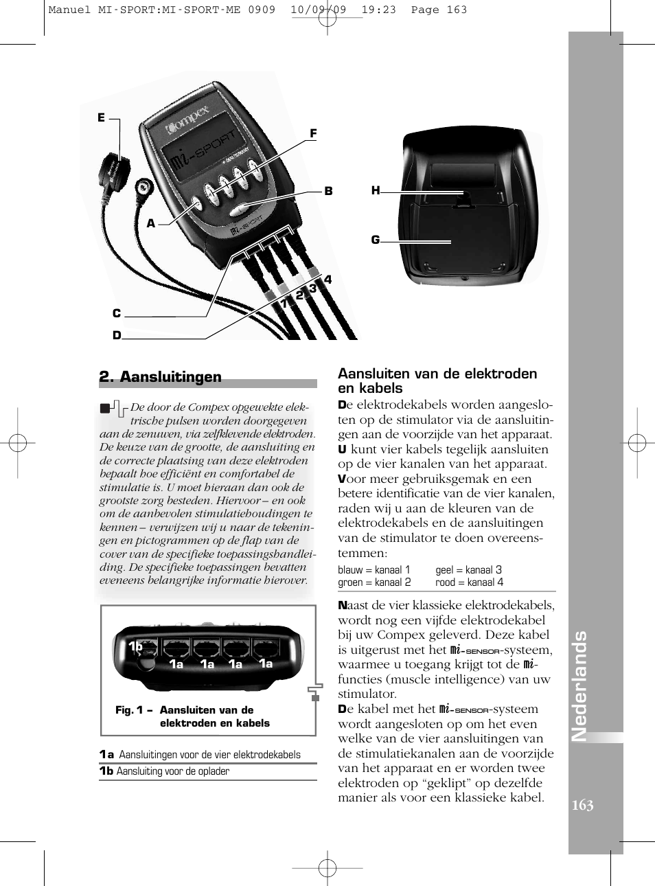 Compex mi-Sport User Manual | Page 163 / 176