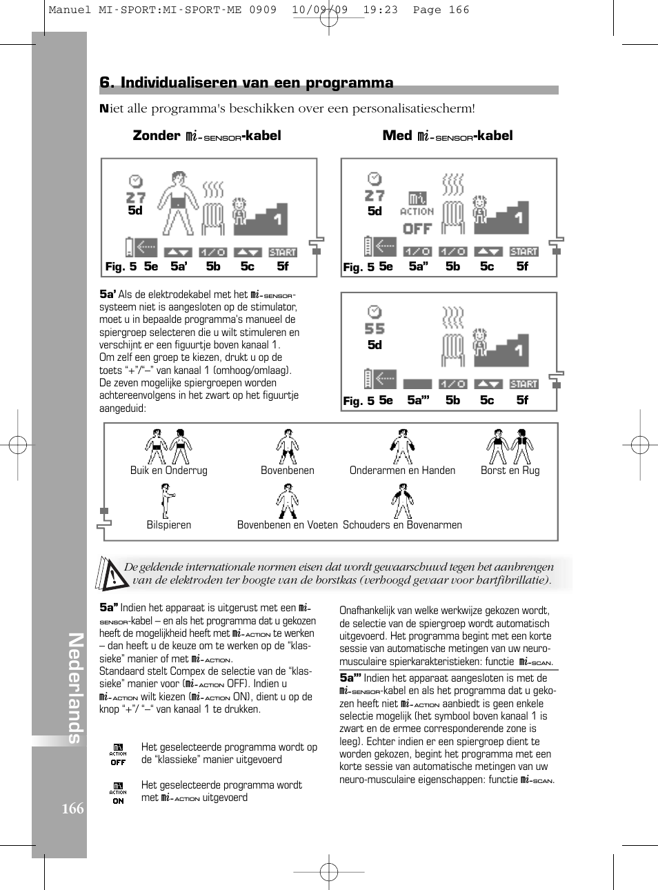 Compex mi-Sport User Manual | Page 166 / 176