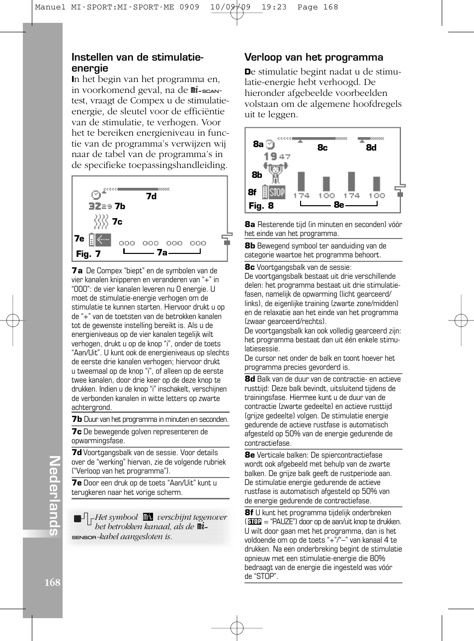 Compex mi-Sport User Manual | Page 168 / 176