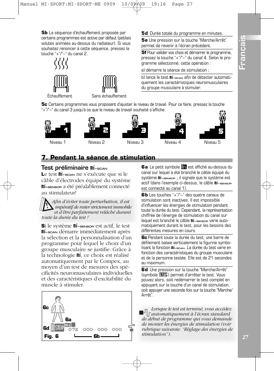 Compex mi-Sport User Manual | Page 27 / 176