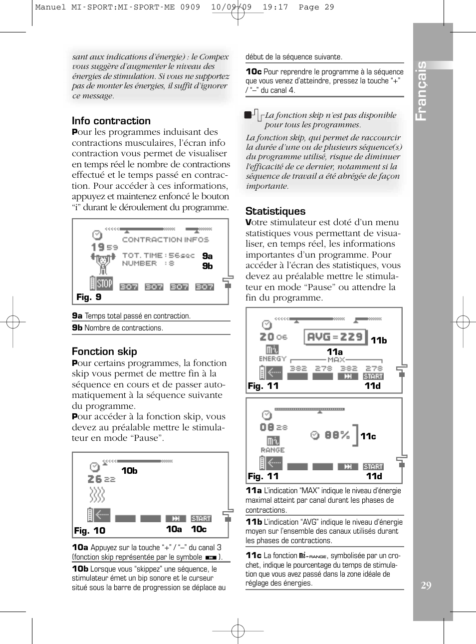 Compex mi-Sport User Manual | Page 29 / 176