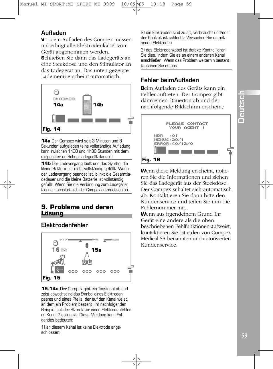 De u ts c h | Compex mi-Sport User Manual | Page 59 / 176