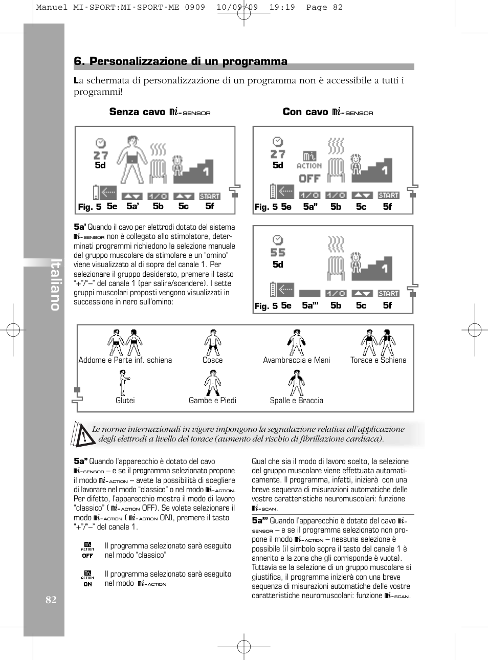 Compex mi-Sport User Manual | Page 82 / 176