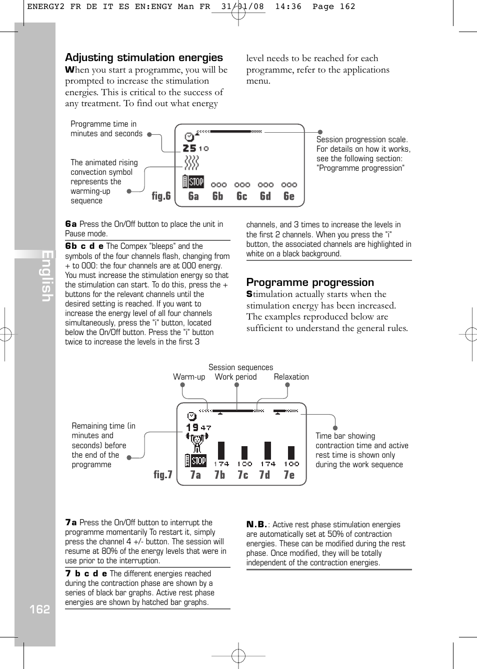 English | Compex Energy mi-Ready User Manual | Page 164 / 183
