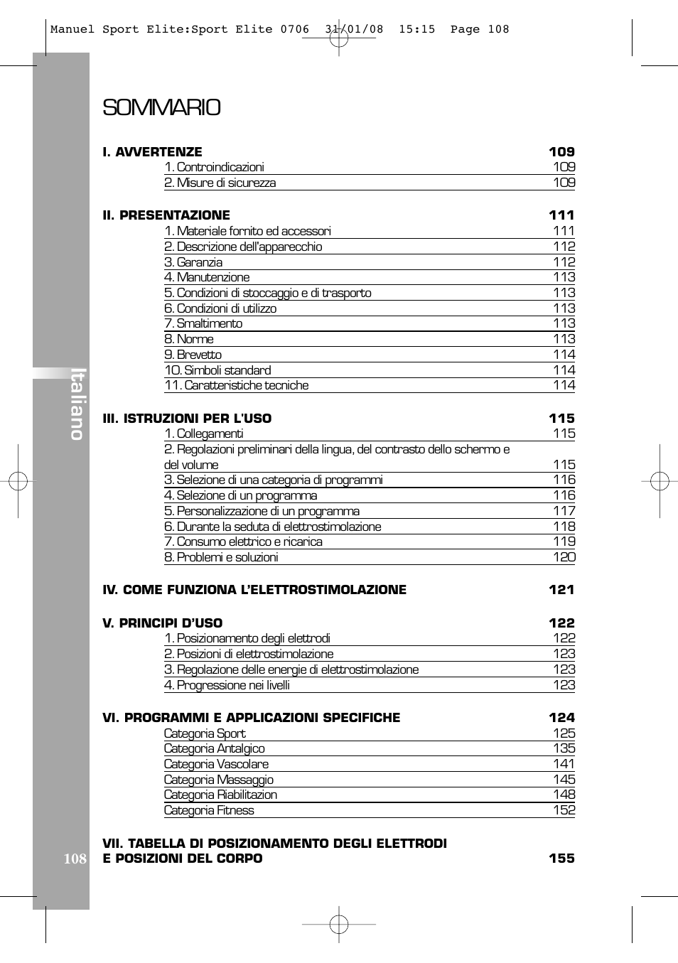 Compex Sport Elite User Manual | Page 108 / 320