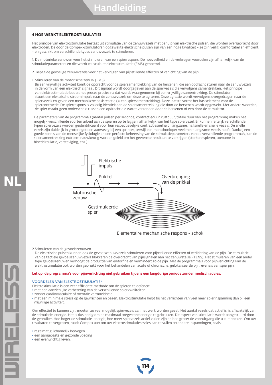 Handleiding | Compex Wireless User Manual | Page 115 / 147