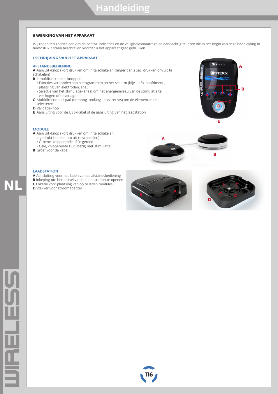 Handleiding | Compex Wireless User Manual | Page 117 / 147