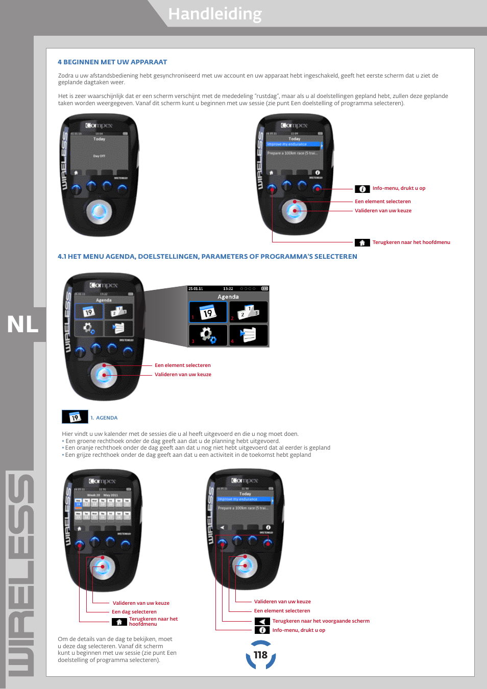Handleiding | Compex Wireless User Manual | Page 119 / 147
