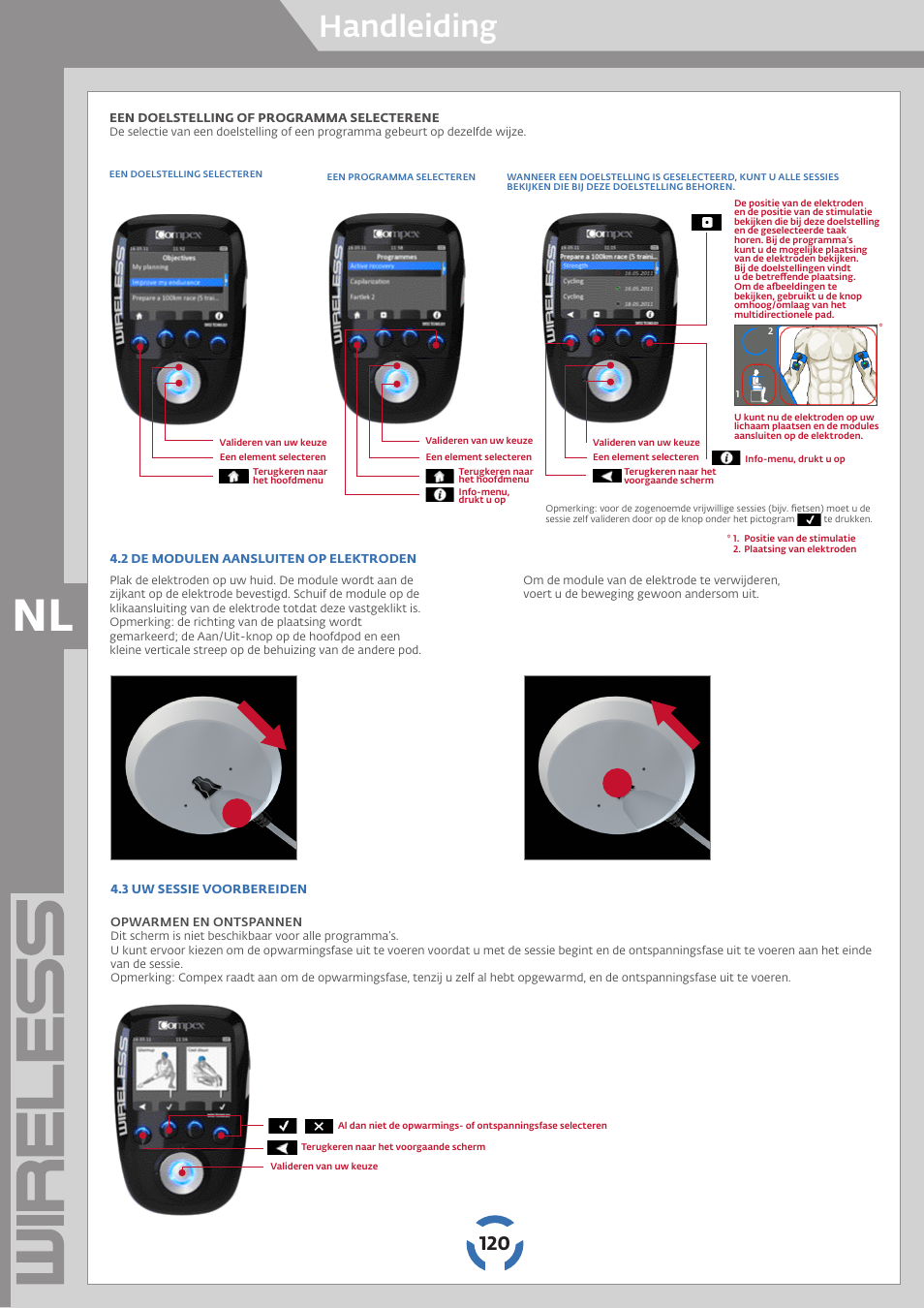 Handleiding | Compex Wireless User Manual | Page 121 / 147
